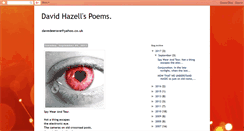 Desktop Screenshot of dave-hazell-blog-poems.blogspot.com