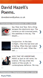 Mobile Screenshot of dave-hazell-blog-poems.blogspot.com