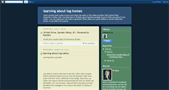 Desktop Screenshot of learningaboutloghomes.blogspot.com