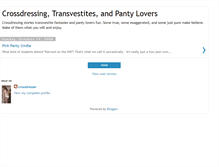 Tablet Screenshot of crossdresser-transvestite.blogspot.com