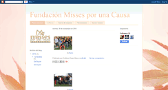 Desktop Screenshot of missesporunacausa.blogspot.com