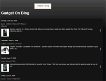 Tablet Screenshot of gadgetonblog.blogspot.com