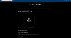 Desktop Screenshot of elpulgueroweb.blogspot.com