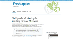 Desktop Screenshot of fresh-apples.blogspot.com
