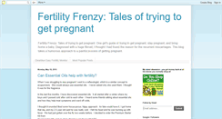 Desktop Screenshot of fertilityfrenzy.blogspot.com