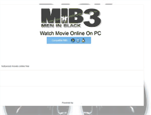 Tablet Screenshot of mib3movieonline.blogspot.com