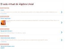 Tablet Screenshot of algebra-lineal.blogspot.com