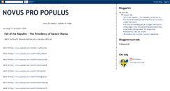 Desktop Screenshot of novuspropopulus.blogspot.com