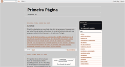 Desktop Screenshot of primeira-pagina.blogspot.com