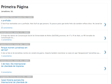 Tablet Screenshot of primeira-pagina.blogspot.com