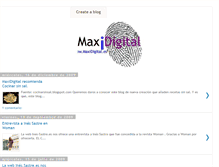 Tablet Screenshot of maxidigital.blogspot.com