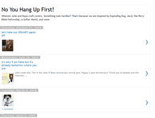 Tablet Screenshot of noyouhangupfirst.blogspot.com