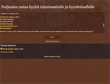 Tablet Screenshot of nuijamies.blogspot.com