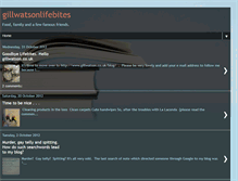 Tablet Screenshot of gillwatsonlifebites.blogspot.com