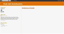 Desktop Screenshot of clubdelaventurero.blogspot.com