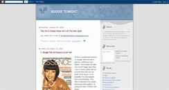 Desktop Screenshot of boogietonight.blogspot.com