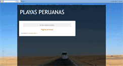 Desktop Screenshot of playas-peruanas.blogspot.com