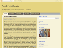 Tablet Screenshot of cardboardmusic.blogspot.com