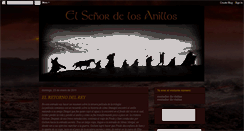 Desktop Screenshot of el-senior-de-los-anillos.blogspot.com