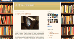 Desktop Screenshot of a-quintessencia.blogspot.com