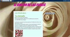 Desktop Screenshot of elrincondelasflorecitas.blogspot.com