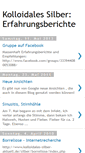 Mobile Screenshot of kolloidsilber.blogspot.com