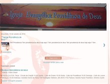 Tablet Screenshot of igrejaprovidenciadedeus.blogspot.com