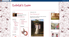 Desktop Screenshot of lulekaslove.blogspot.com