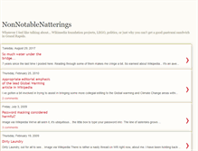 Tablet Screenshot of nonnotablenatterings.blogspot.com