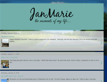 Tablet Screenshot of janmariethemomentsofmylife.blogspot.com