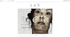 Desktop Screenshot of project-ten-gallery.blogspot.com