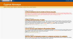 Desktop Screenshot of cyprusairways.blogspot.com