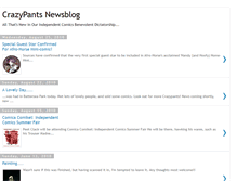 Tablet Screenshot of crazypantsnews.blogspot.com