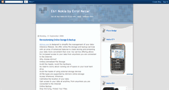 Desktop Screenshot of e61nokia.blogspot.com
