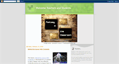 Desktop Screenshot of fantasyintheclassroom.blogspot.com
