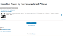 Tablet Screenshot of narrative-poems-by-pilikian.blogspot.com