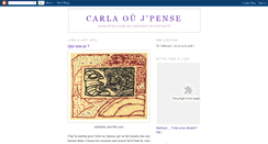 Desktop Screenshot of carlaoujpense.blogspot.com
