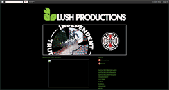 Desktop Screenshot of lush-productions.blogspot.com