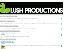 Tablet Screenshot of lush-productions.blogspot.com