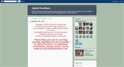 Desktop Screenshot of joyfulfurniture.blogspot.com