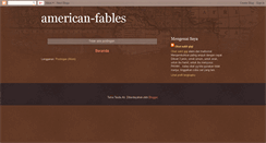 Desktop Screenshot of american-fables.blogspot.com