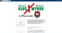 Desktop Screenshot of maszglos-piaseczno.blogspot.com