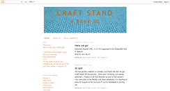 Desktop Screenshot of craftstand.blogspot.com