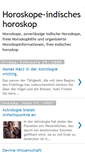 Mobile Screenshot of horoskope1.blogspot.com