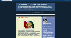 Desktop Screenshot of cronicasdelmostro.blogspot.com