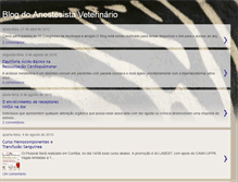 Tablet Screenshot of blogdoanestesistaveterinario.blogspot.com