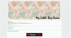 Desktop Screenshot of mylittlebaghouse.blogspot.com