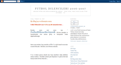 Desktop Screenshot of futboldilencileri2007.blogspot.com