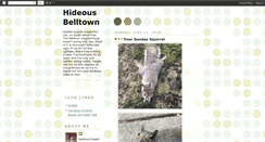 Desktop Screenshot of hideousbelltown.blogspot.com