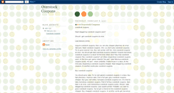 Desktop Screenshot of overstock-couponss.blogspot.com